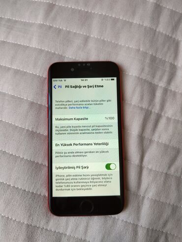 Apple iPhone: IPhone 8, 64 GB, Qırmızı, Barmaq izi — 9