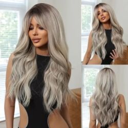 Perike i klipse: Perike od sintetičkih vlakana – crna boja - Stilovi: duga ravna sa — 12