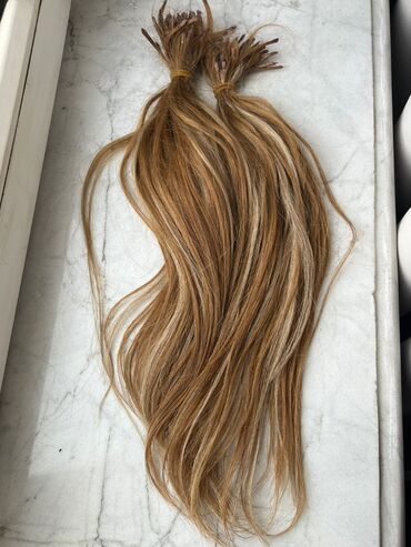 tebii saçların satışı qiymetleri: Tam tebii sac— 1defe istifade olunub 65smden uzundu 150eddedden coxdu