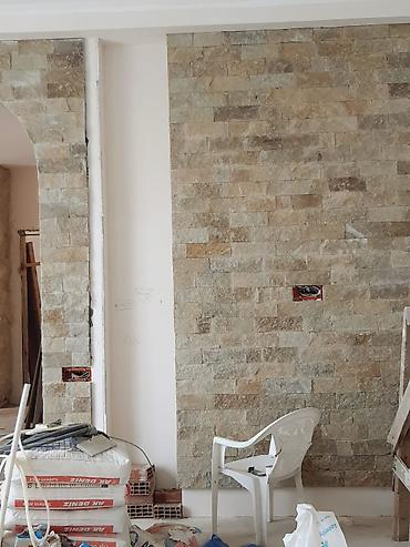 Fasad işləri: Kabançik travertin dekorativni daş usdasi -da lalafo.az — 20 Fasad işləri: Kabançik travertin dekorativni daş usdasi — 20