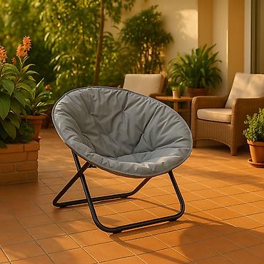 10 cm: Baštenska stolica 80x80x76 cm – siva LP-718000S Šifra proizvoda — 1