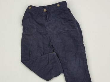 spodnie dla szczupłego chłopca: Baby material trousers, 12-18 months, 80-86 cm, H&M, condition - Good