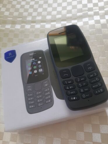 nokia 206: Nokia 106, Новый, цвет - Черный, 2 SIM