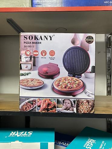 купить печь для пиццы: Пиццамейкер SOKANY SK-08013 - Мощность: 1000 Вт - Двусторонний нагрев — 1