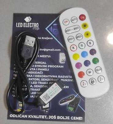 Aksesoari za TV i video: USB BLUETOOTH MUZIČKI KONTROLER RGB BLUETOOTH KONTROLER | *U — 19