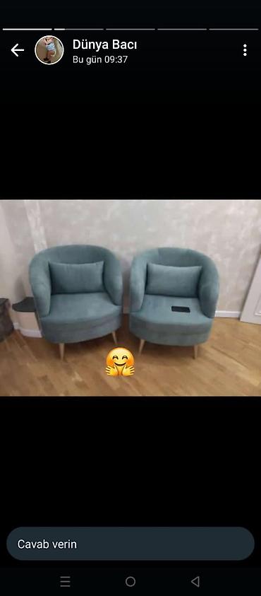 salon kreslosu satilir: Kreslo desti yeni — 1