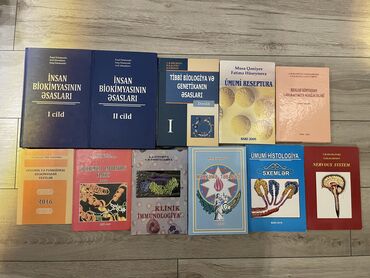 Kitablar, jurnallar, CD, DVD: Tibbi kitablar İnsan Biokimyasının əsasları 1 və 2-ci cild bir yerdə-