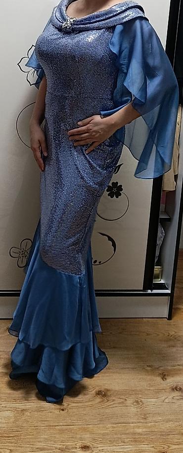 Вечерние платья: Вечернее платье, Длинная модель, Атлас, С рукавами, С пайетками — 4