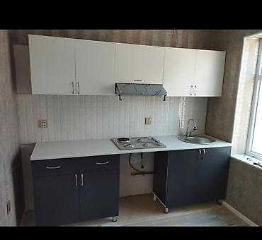 balaca metbex mebelleri: Mətbəx mebel dəsti – kompakt və funksional dizayn - Üst modul: ağ — 1