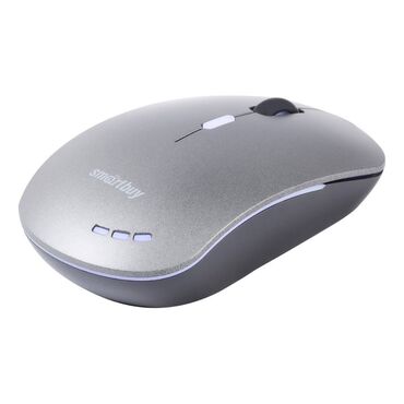 мышка без проводная: Мышь проводная беззвучная с подсветкой 288-G, серый металлик Smartbuy
