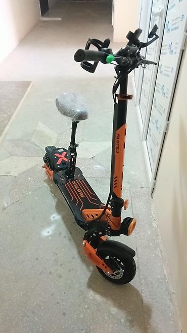 pro scooter: Elektrik skuter – FASTER (oturacaqlı) Xüsusiyyətlər: - Güclü, yekə — 6