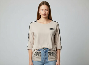 sukienka z bufkami zalando: Women's blouse, size S