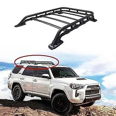 реэлинг на крышу: Комплект внешнего тюнинга для Toyota 4Runner — Пороги силовые Прочные — 8