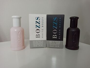 Personal Items: Men's perfume, Hugo Boss, Replica