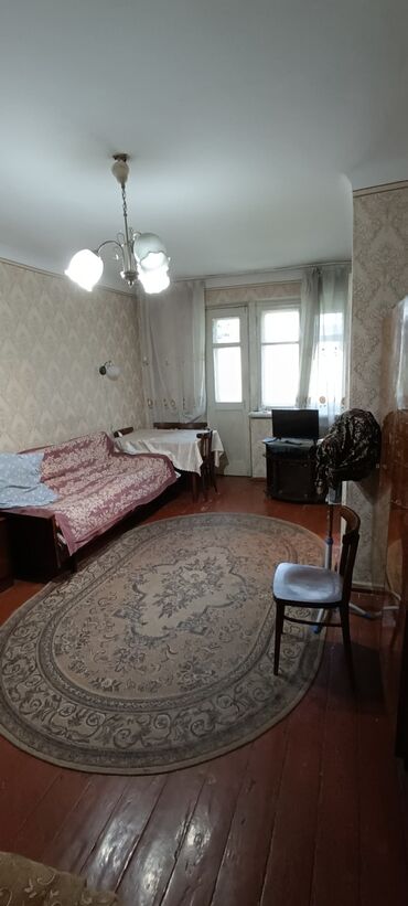 район ош базар квартира: 1 комната, 29 м², Хрущевка, 3 этаж, Старый ремонт