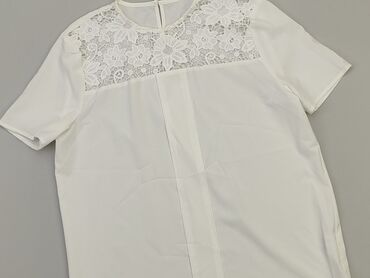 białe krótka bluzki: Bluzka Damska, S, stan - Idealny