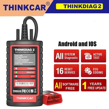 Alati za automobile: THINKCAR Thinkdiag 2 Bluetooth CAN FD OBD2, 1 godina softver, 15 — 3