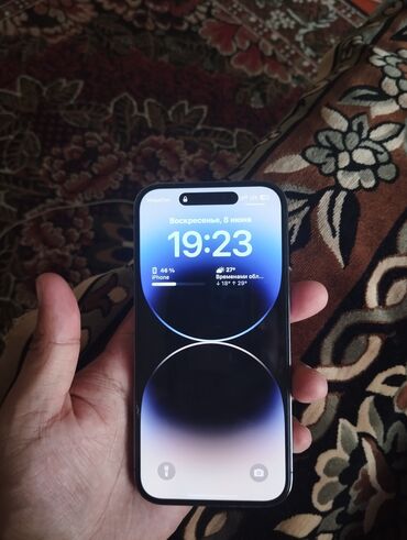 iphone 12 бишкек цена: IPhone 14 Pro, Б/у, 128 ГБ, Синий, Чехол, Коробка, 89 %