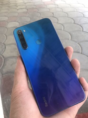 бу телефон: Redmi, Redmi Note 8, Б/у, 64 ГБ, цвет - Синий, 1 SIM, 2 SIM