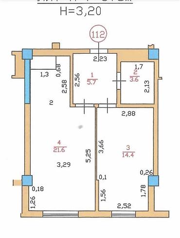 Продажа квартир: 2 комнаты, 43 м², Элитка, 7 этаж, Евроремонт — 8