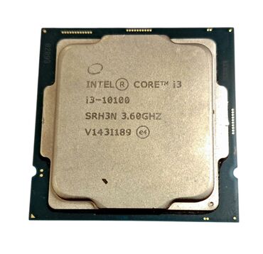 Prosessorlar: Prosessor Intel Core i3 i-10100, 3-4 GHz, 4 nüvə, İşlənmiş