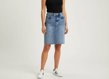 sinsay dżinsy z wysokim stanem: Gina, Women`s skirt, size S