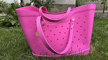 прозрачный чехол: Яркая сумка-тоут из EVA в стиле Crocs, цвет — насыщенный — 2