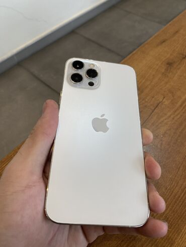 Apple iPhone: IPhone 12 Pro Max, 128 GB, White Titanium, Face ID