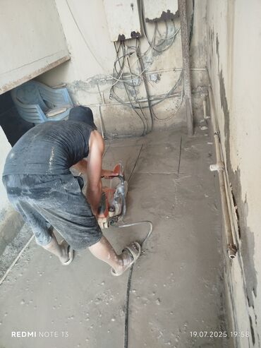 Beton işləri: Səssiz tozsuz səliqəli kəsim. Beton katlavan monolit kubik -da lalafo.az — 9 Beton işləri: Səssiz tozsuz səliqəli kəsim. Beton katlavan monolit kubik — 9