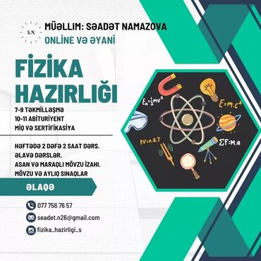 Repetitorlar: Repetitor, Fizika, Azərbaycan dili, Abituriyent hazırlığı