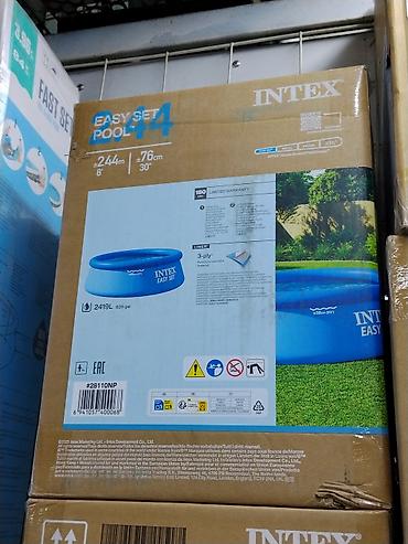 Надувной каркасный бассейн Intex Easy Set Pool 244 × 76 см - Серия