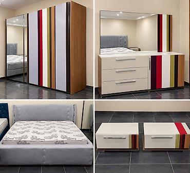 Yataq desti çatdırma ile 600 azn. material mdf .Dolab olcu: Eni 230