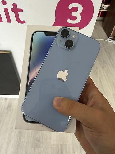IPhone 14, 128 GB, Mavi, Simsiz şarj, Face ID lalafo.az -da IPhone 14, 128 GB, Mavi, Simsiz şarj, Face ID