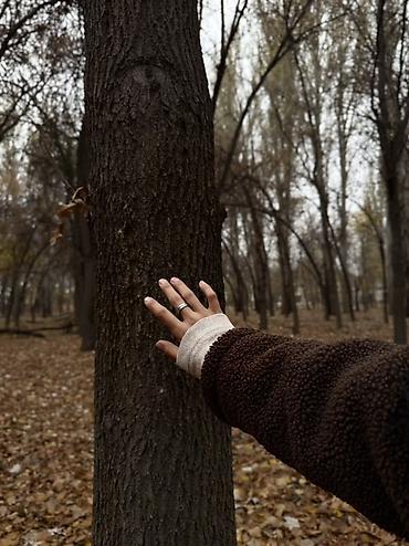 Верхняя одежда: Женская куртка состояние 10/10 из «тедди»/шерпы - Цвет: глубокий — 2