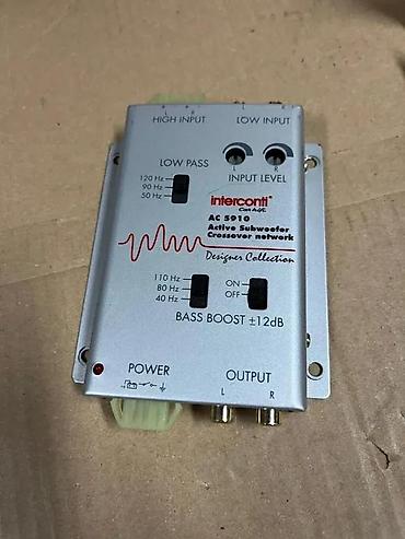 Audio oprema za auto: Interconti AC 5910 – aktivni skretnica/filter za auto subwoofer - — 1