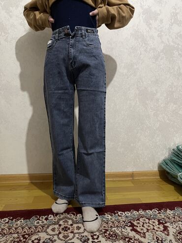 джинсы 25 размер: Клеш, Высокая талия, Стрейч