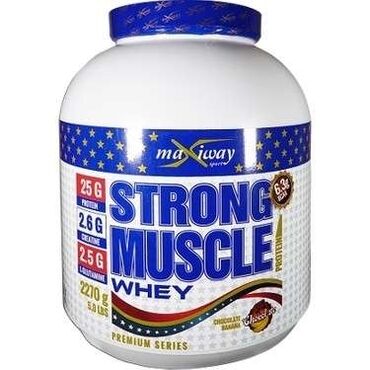 salcano baku: ● Maxiway Sport Strong Muscle Whey 2.270kg ● 25 gr Protein per