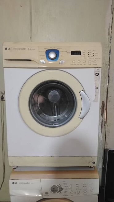 Стиральные машины: Стиральная машина LG, Б/у, Автомат, До 6 кг, Полноразмерная — 21