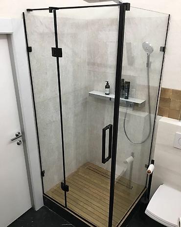 Душевые перегородки и ограждения: Душевые перегородки из стекла на заказ | Душевые кабины | Бишкек — 5