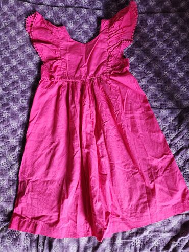 женские вещи размер 52 или 54: Детское платье, цвет - Розовый, Б/у