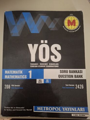 математика 2 класс мсо 7: Metropol Yayınları tərəfindən nəşr edilmiş, YÖS imtahanına hazırlaşan
