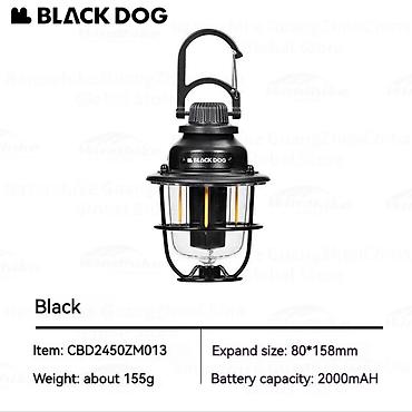 налобный фонарик: Ретро-лампа BLACK DOG для кемпинга - Модель: CBD2450ZM013 - Цвет — 1