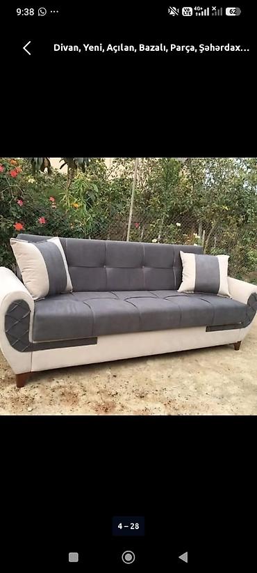 divan olcusu: Divan, Qonaq otağı üçün, Bazalı, Açılan — 1
