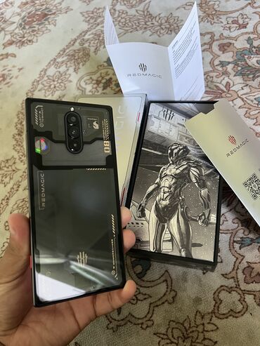 купить го про: ZTE Nubia Red Magic 8 Pro, Колдонулган, 512 ГБ, 2 SIM