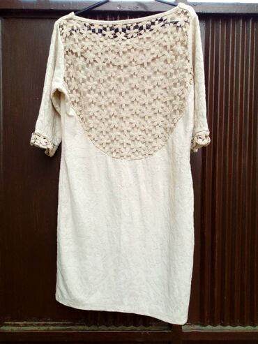 h: M (EU 38), color - Beige, Other sleeves