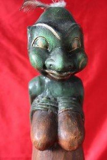 Figure: STARA DRVENA FIGURA ŽENE, RUČNI RAD, UNIKAT | Drvena figura žene iz — 16