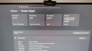 Masaüstü kompüterlər və iş stansiyaları: Masaüstü kompüter seti - Prosessor: Intel Core i5‑4590S, 4 nüvə, 3.0 — 6
