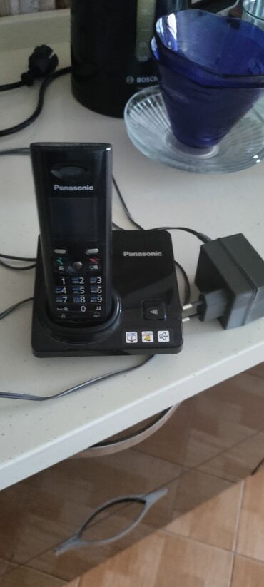 mini telfon: Stasionar telefon Panasonic, Simsiz, İşlənmiş, Ünvandan götürmə