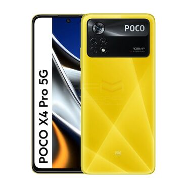 поко м5 с: Poco X4 Pro 5G, Колдонулган, 256 ГБ, түсү - Алтын, 2 SIM