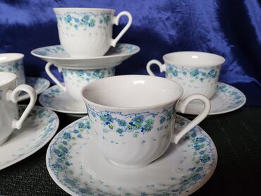 Kuhinjski setovi: Solje nove za kafu,caj fena porcelan Nemacka 70te. Solje vece — 4